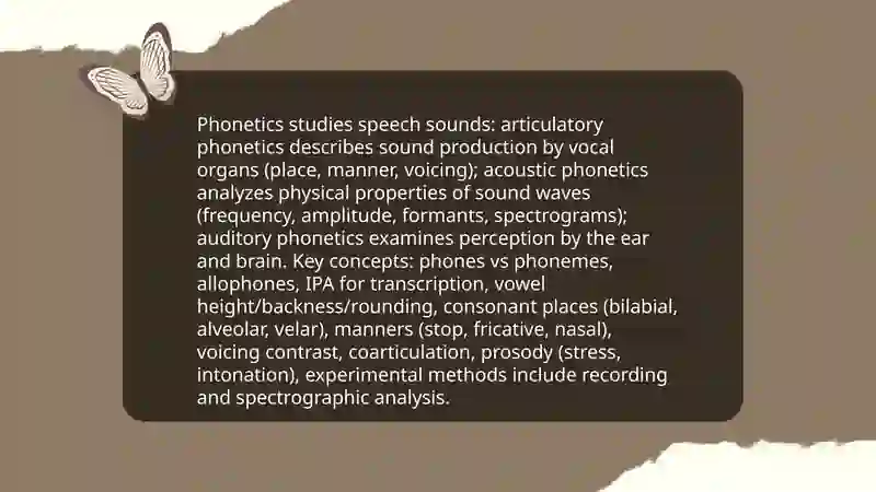 Linguistics 3