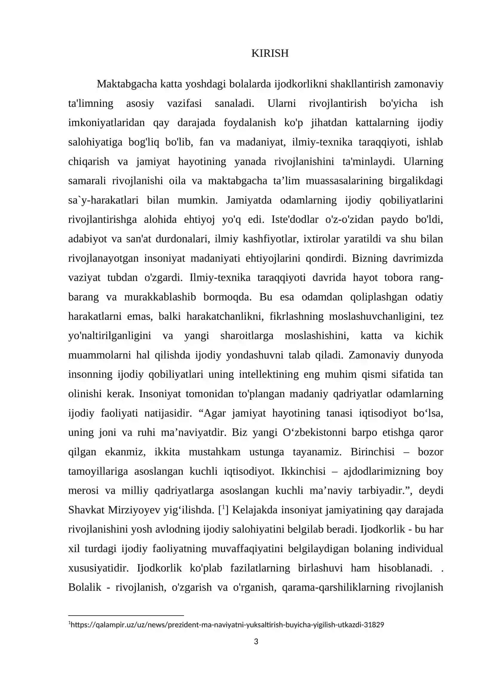 MAKTABGACHA KATTA YOSHDAGI BOLALARDA IJODKORLIKNI SHAKLLANTIRISH 3