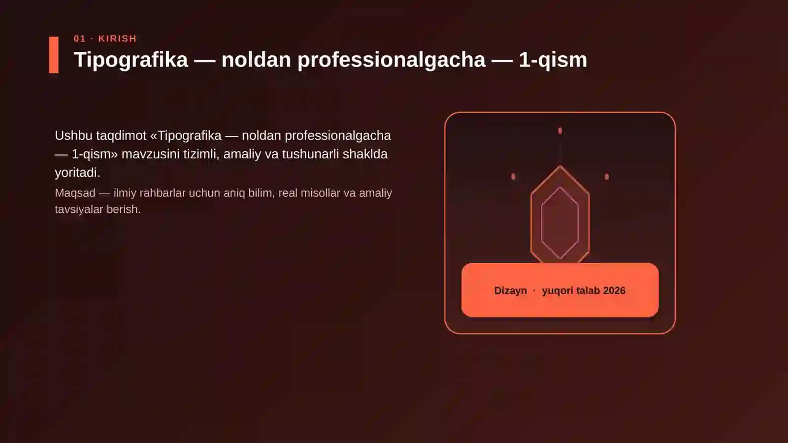 Tipografika — noldan professionalgacha — 1-qism 4