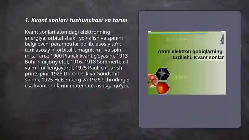 Kvant Sonlari 3