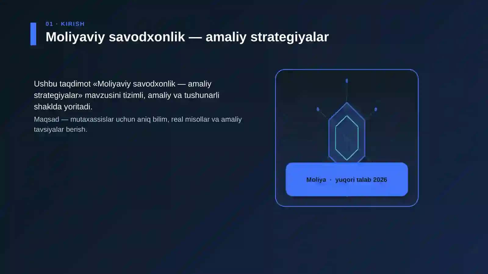 Moliyaviy savodxonlik — amaliy strategiyalar 3