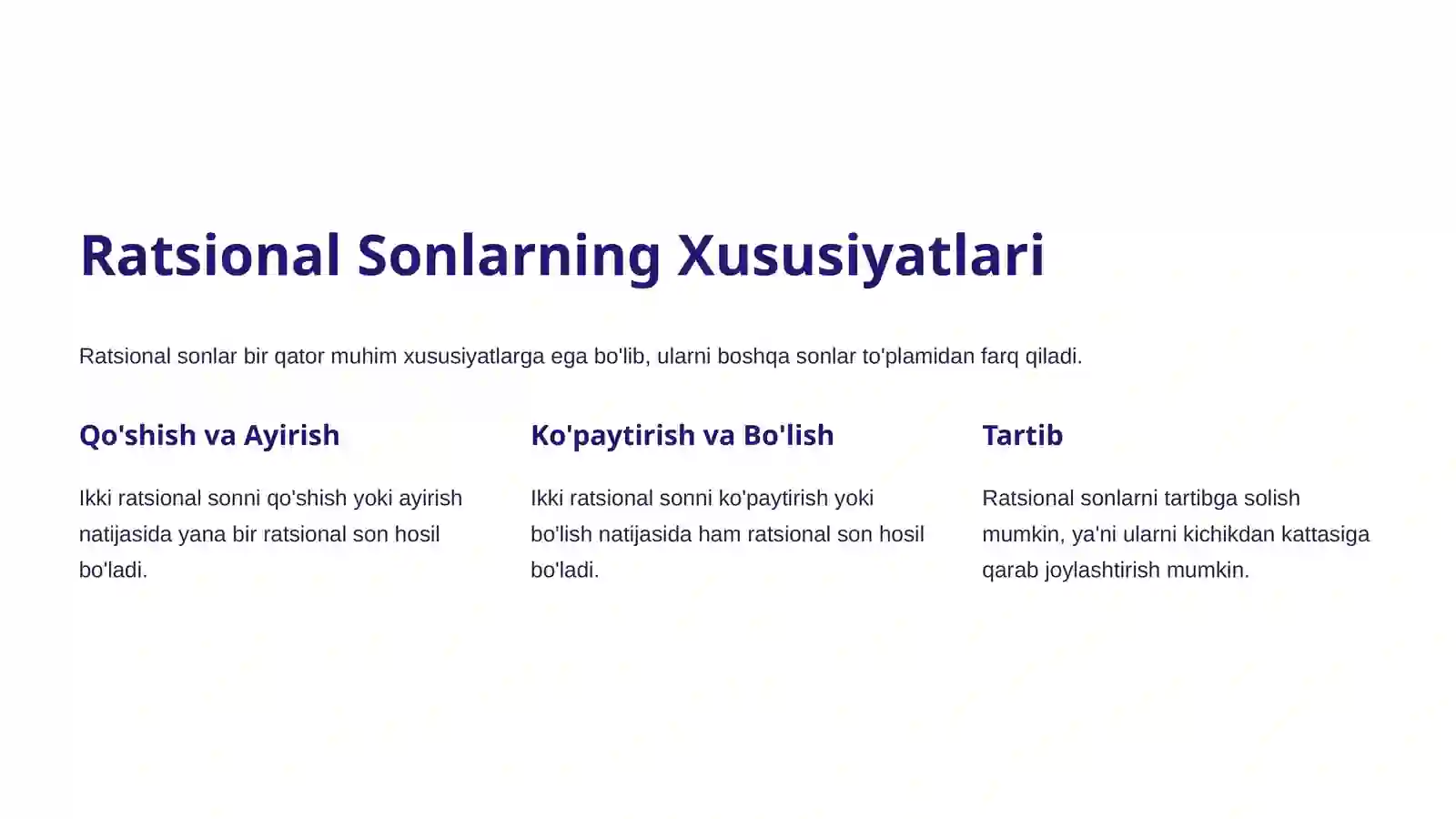 Ratsional Sonlar 3