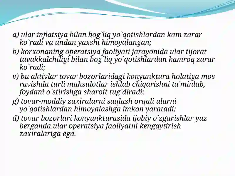 Uzoqmuddatli aktivlar hisobi 3