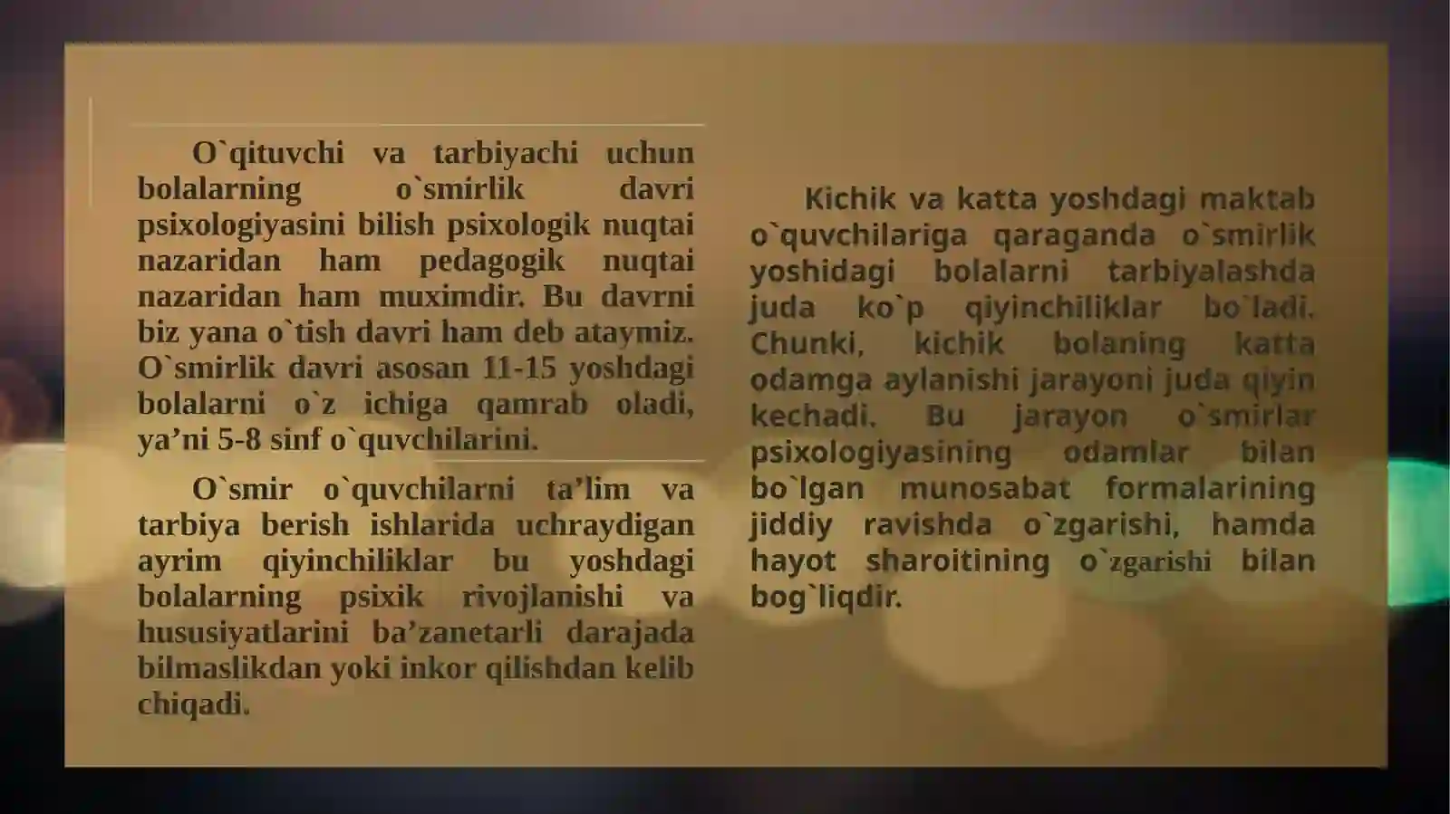Oʻsmirlik davrida intelektual va emotsional rivojlanish xususiyatlari 3
