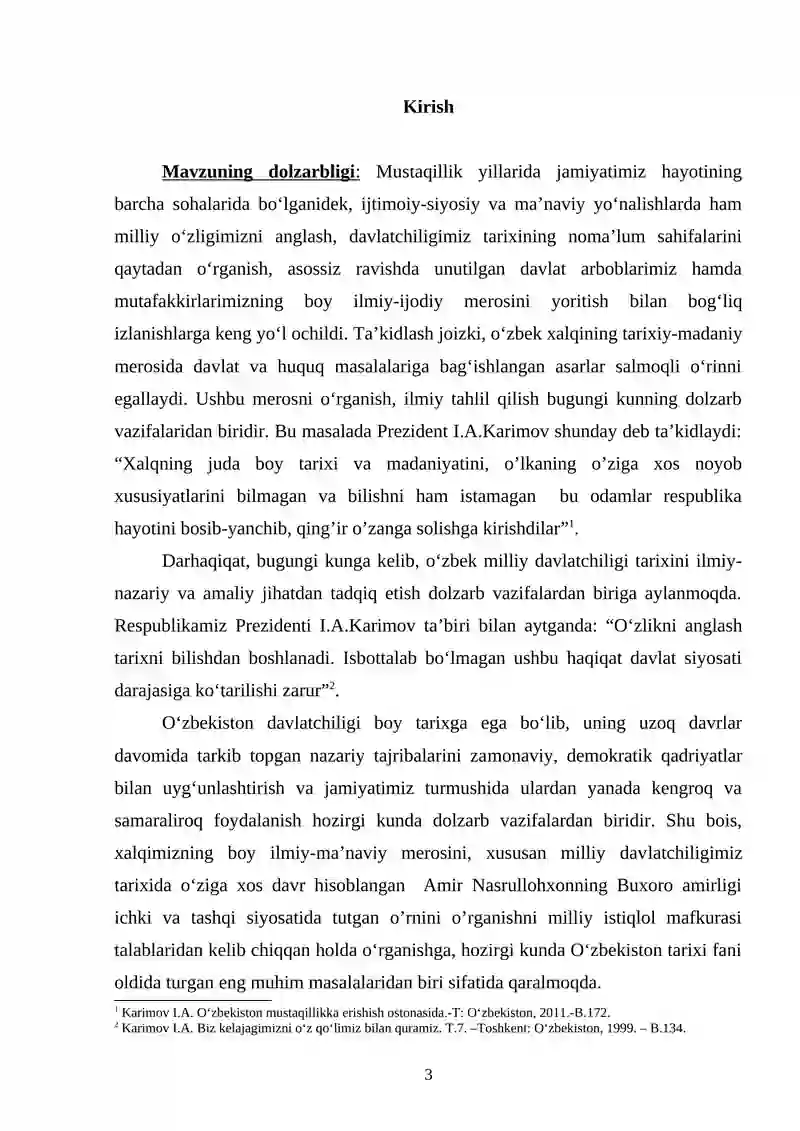 Buxoro amirligi tashqi siyosat masalalarining o'rganilishi 3