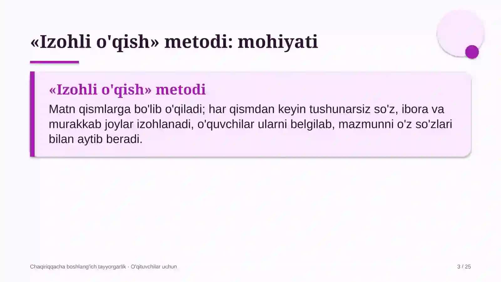 chaqiriqqacha boshlang'ich tayyorgarlik darslarida izohli o'qish metodidan foydalanish 1276 3