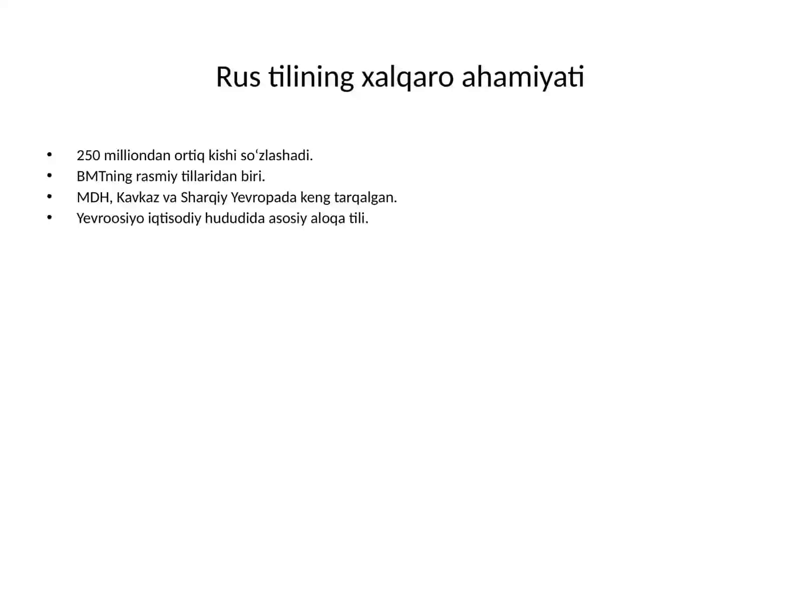 Rus tili tanlov fani 3