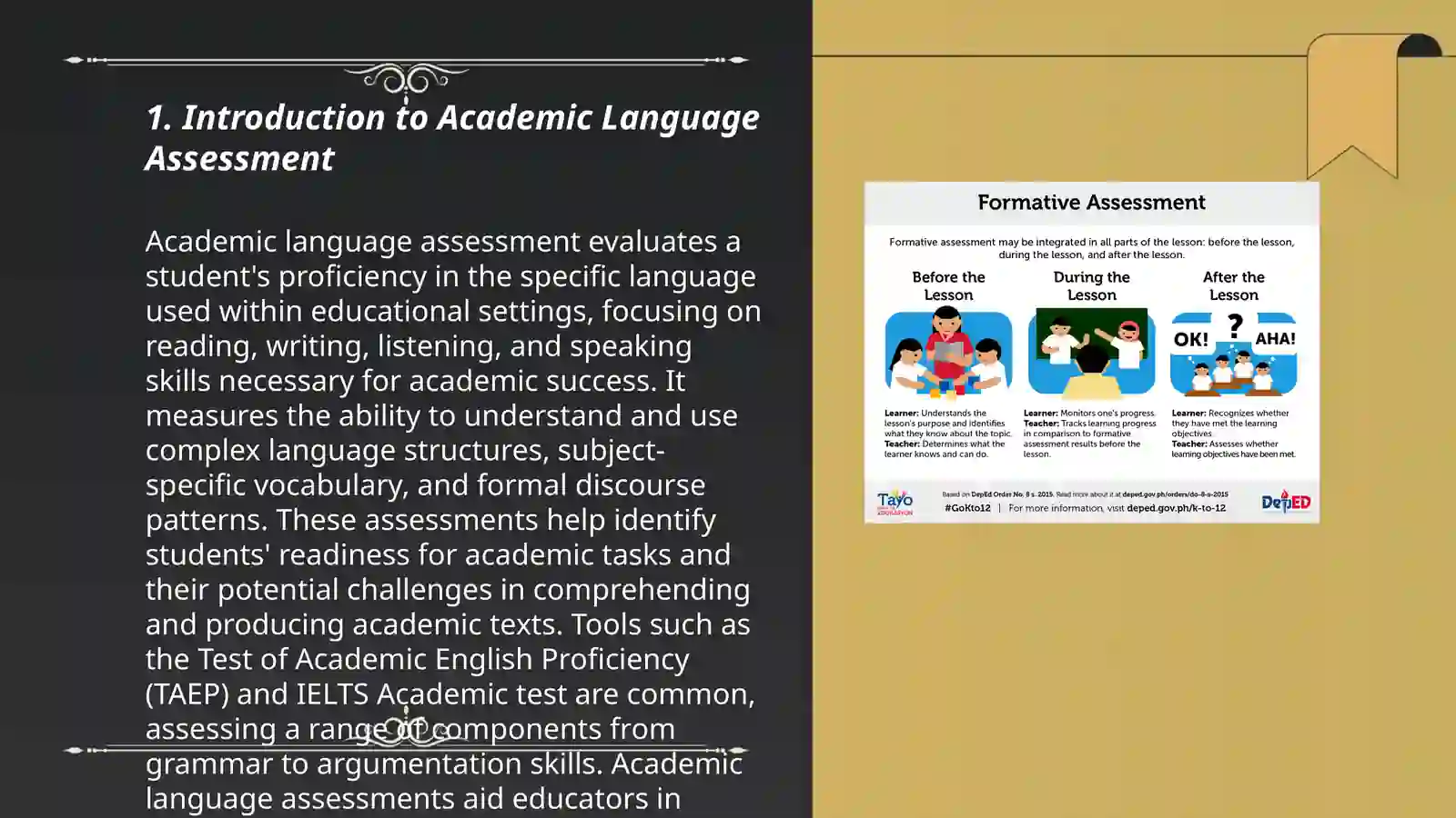 Academic Language Assessment 3