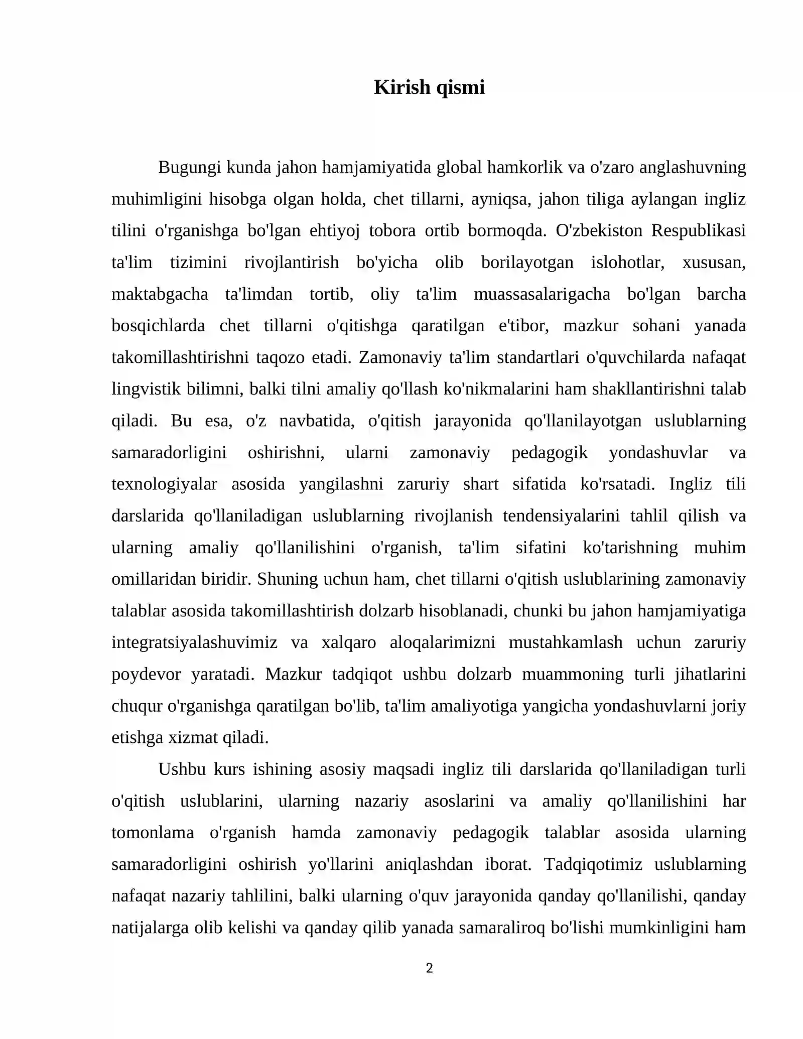 Evolution methods for English language classes 3