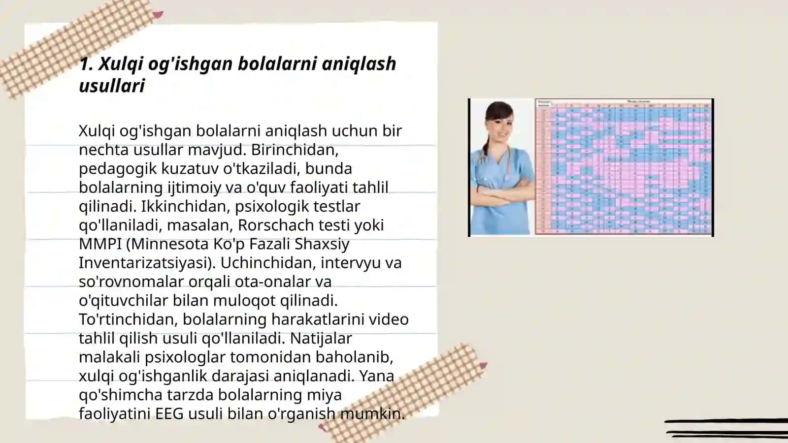 Xulqi og'ishgan bolalar bilan ish olib borish metodlari 3