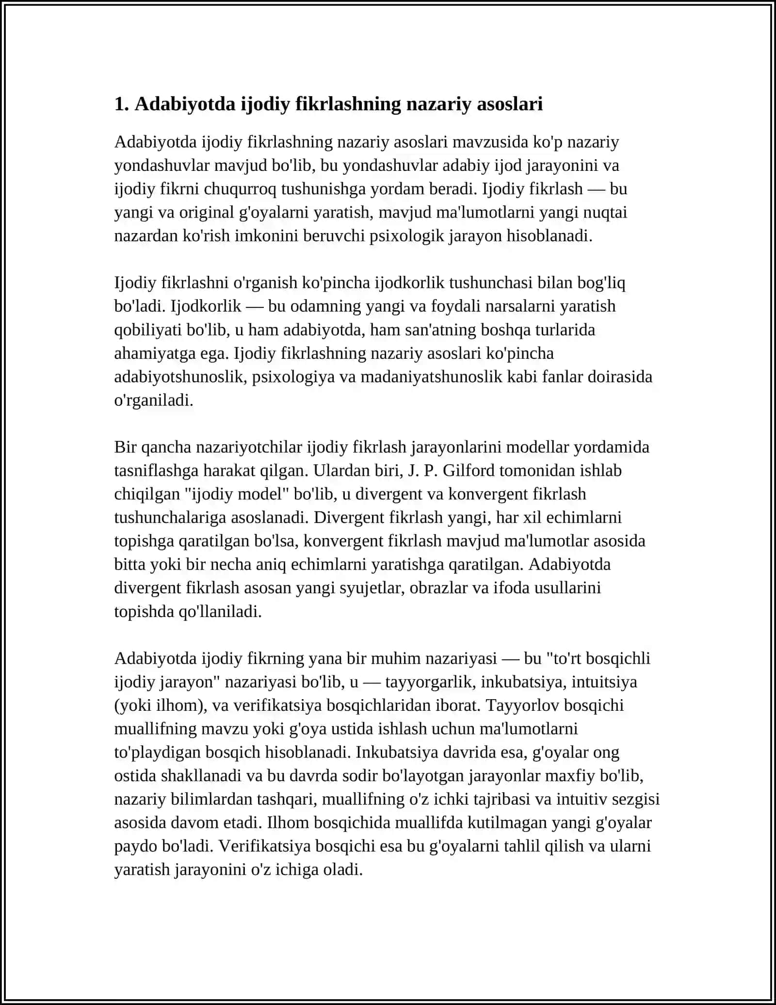 ADABIYOTDA IJODIY FIKRLASHNING PSIXOLOGIK-PEDAGOGIK ASOSLARI 3