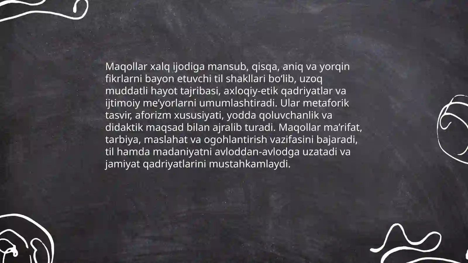 Maqollar haqida ma'lumotlar 3