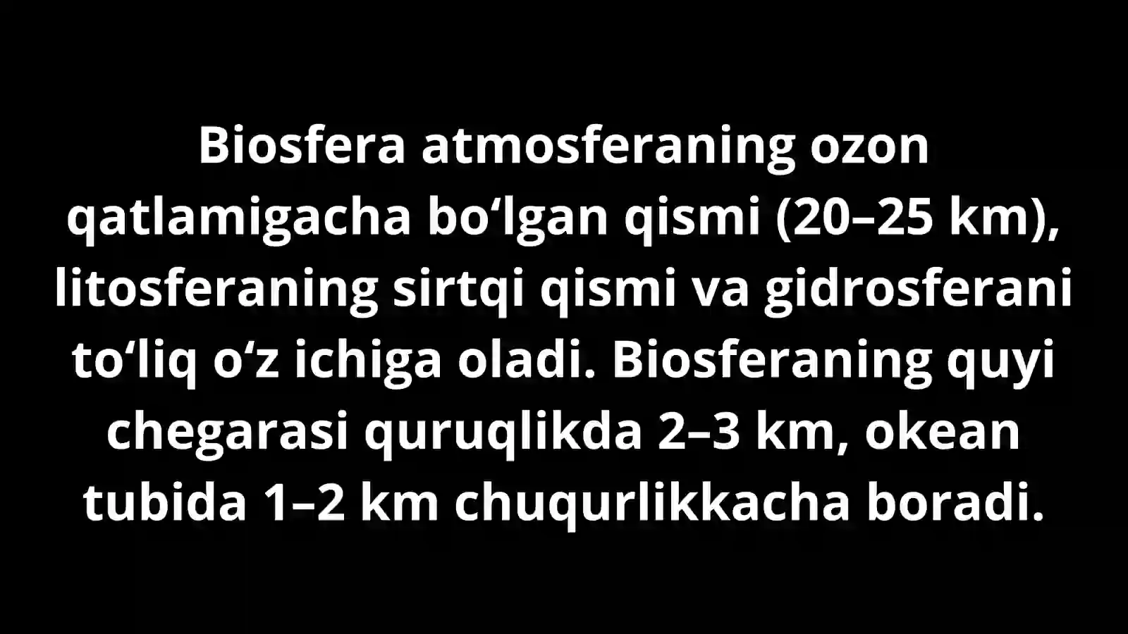 Biosfera va uning tuzilishi 3