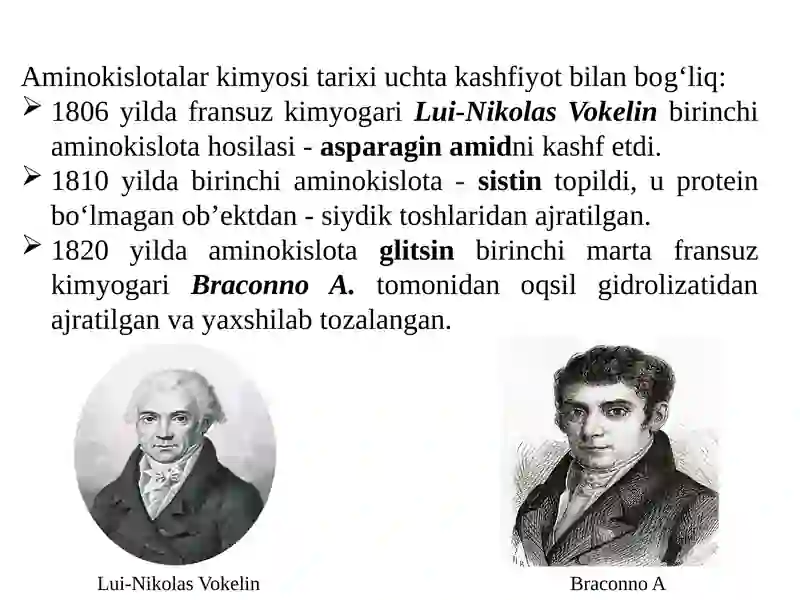Aminokislotalar, peptidlar va oqsillar 3