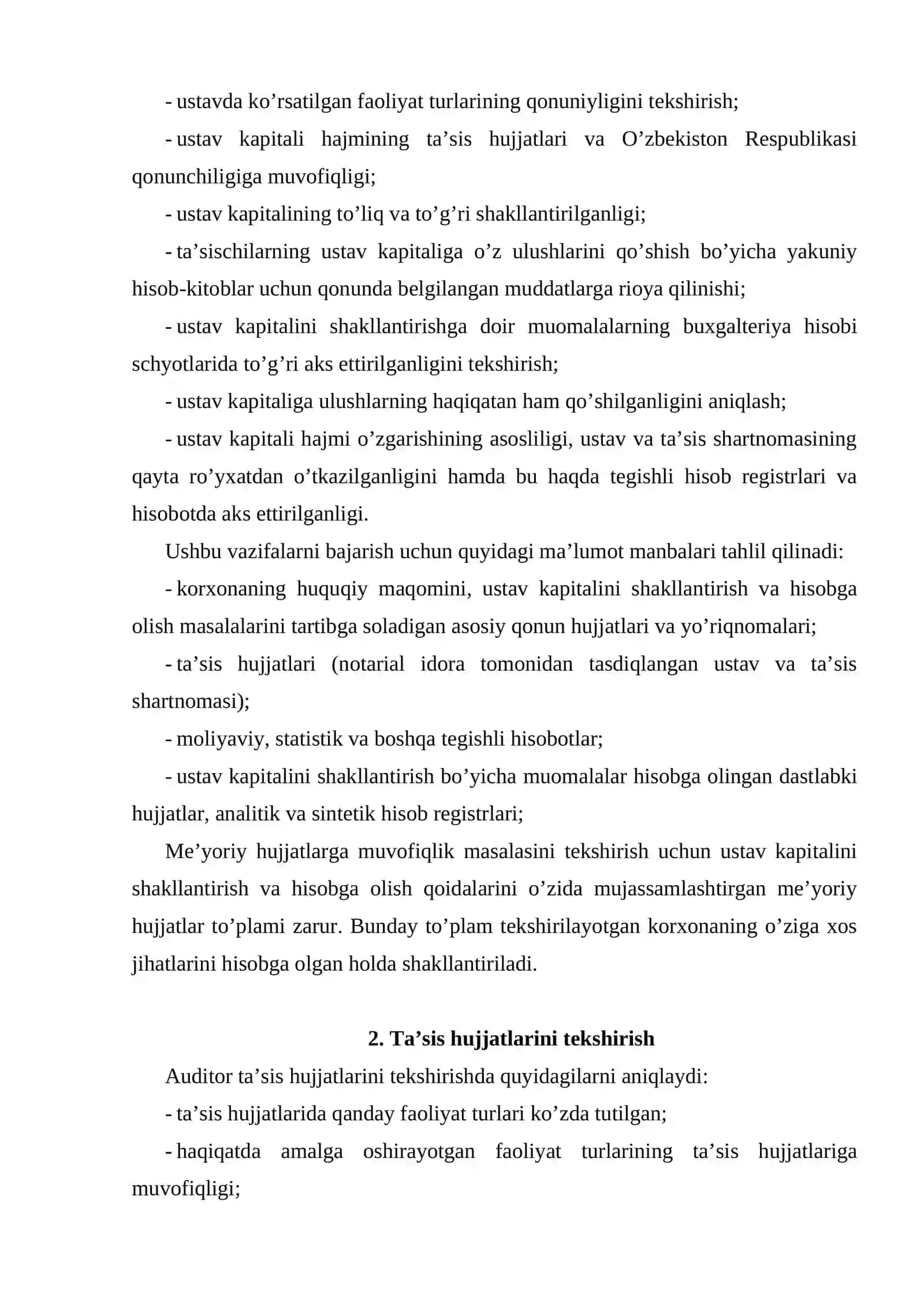 Korxona xususiy kapitali auditi 3