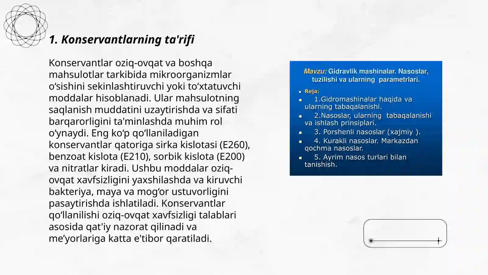 Konservantlar va ularning turlari 3