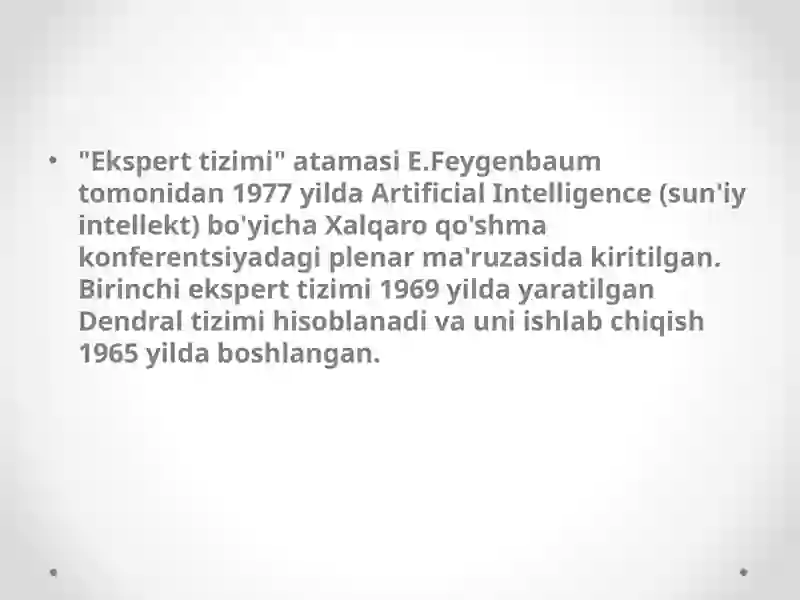 Ekspert tizimlari 3