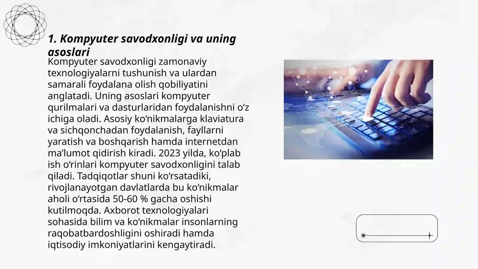 Informatika va axborot texnologiyalari fanidan didaktik va elektron materiallar tayyorlash 3