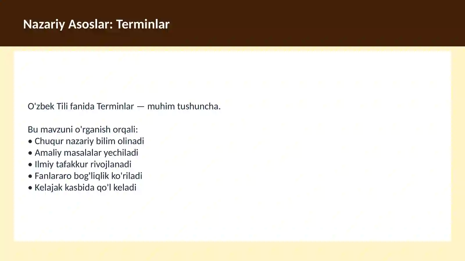 O'zbek Tili Arxaizmlar 3