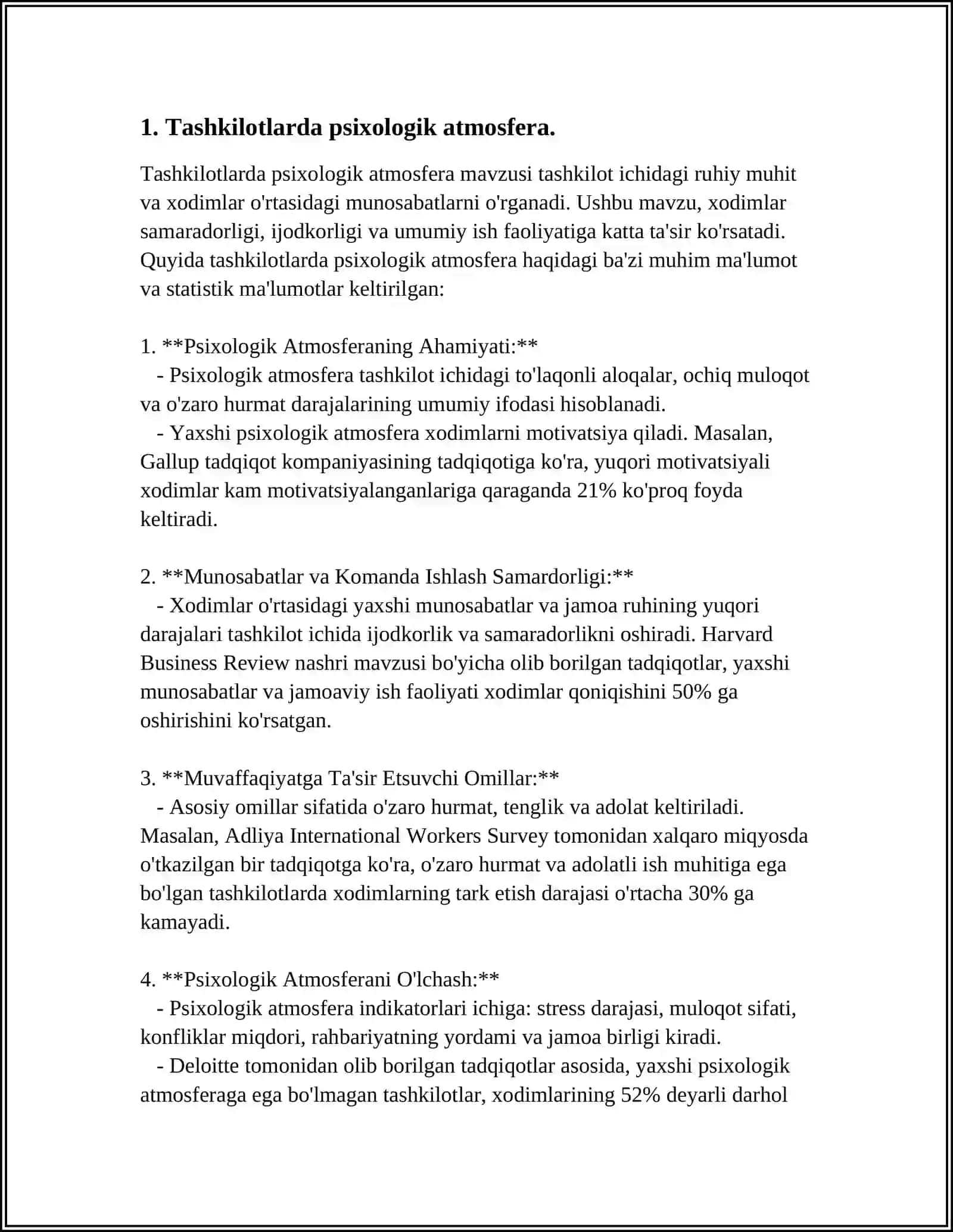 BIZNES TASHKILOTLARIDA TASHKILIY MADANIYATNING PSIXOLOGIK TARKIBIY QISMLARI 3