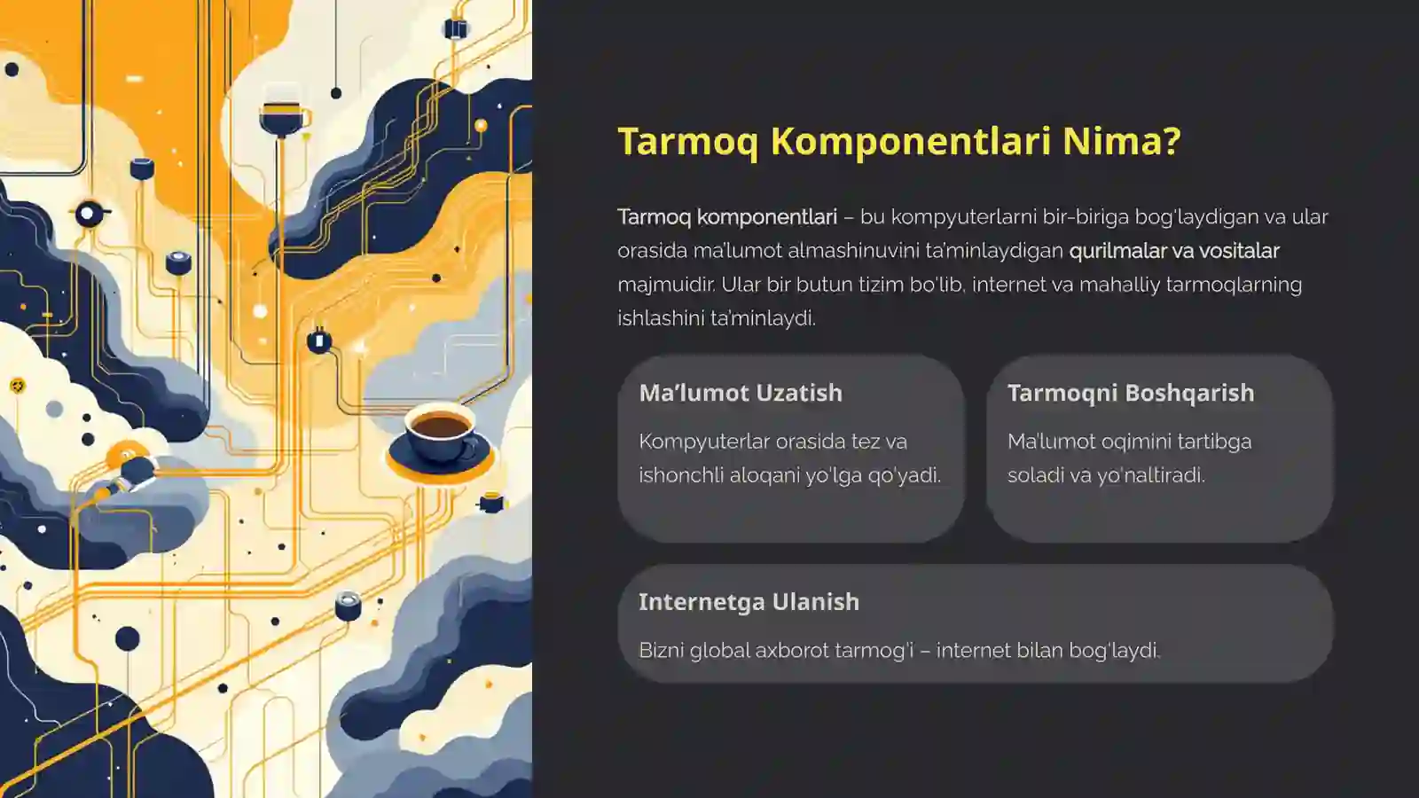 Tarmoq Komponentlari 3