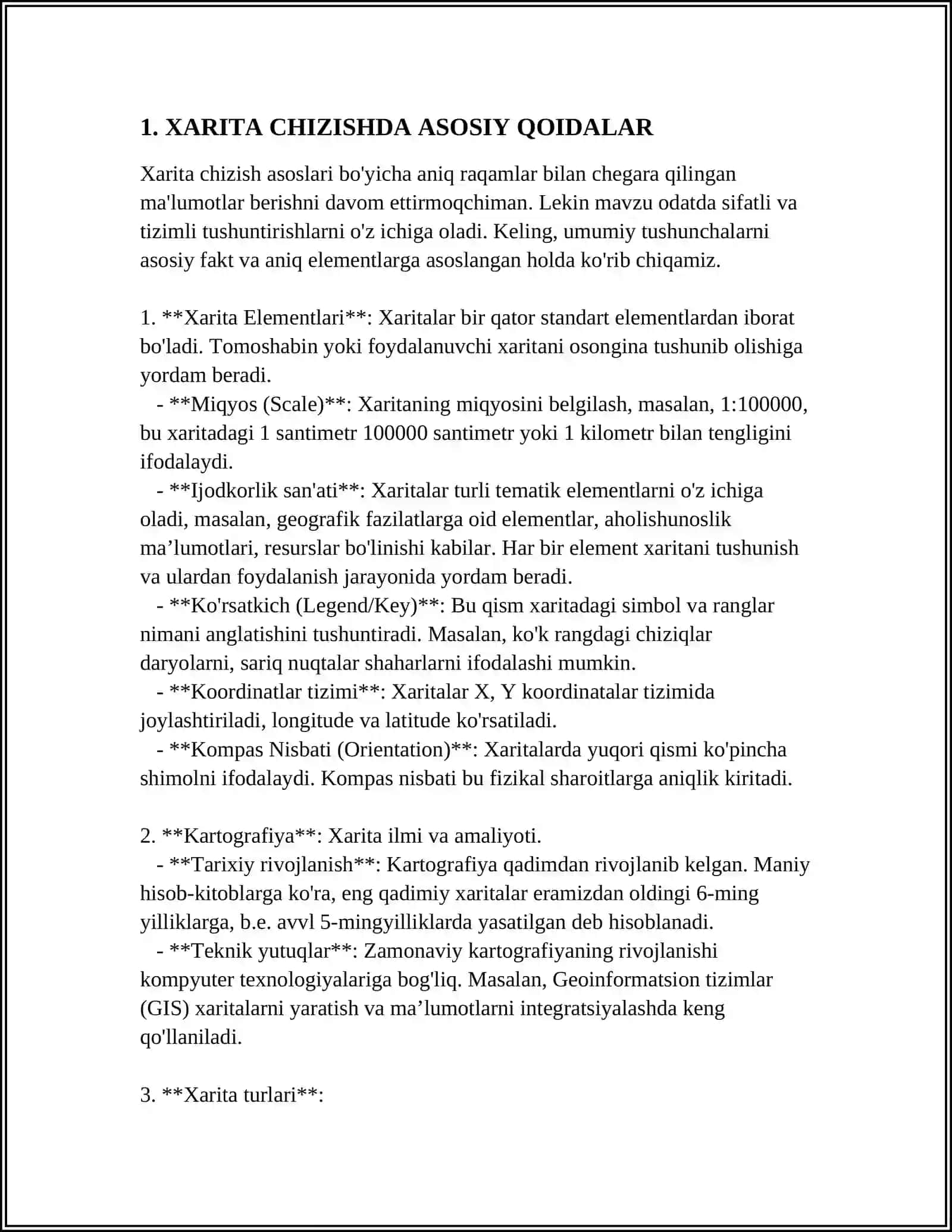 XARITA CHIZISH VA UNI PDF FAYL KOʻRINISHIDA SAQLAB YUKLASH 3