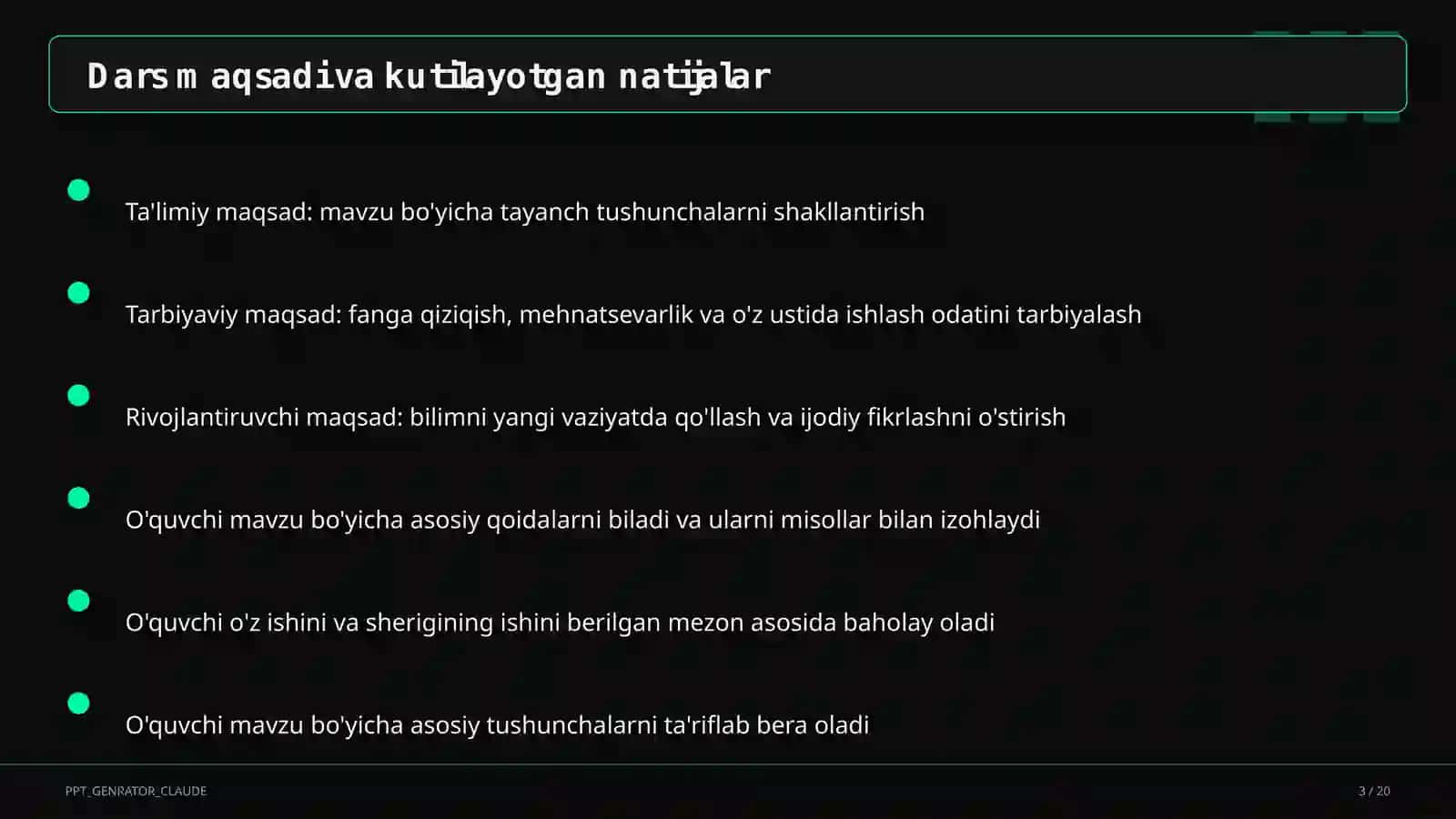 Moddalar massasining saqlanish qonuni (7-sinf) 3