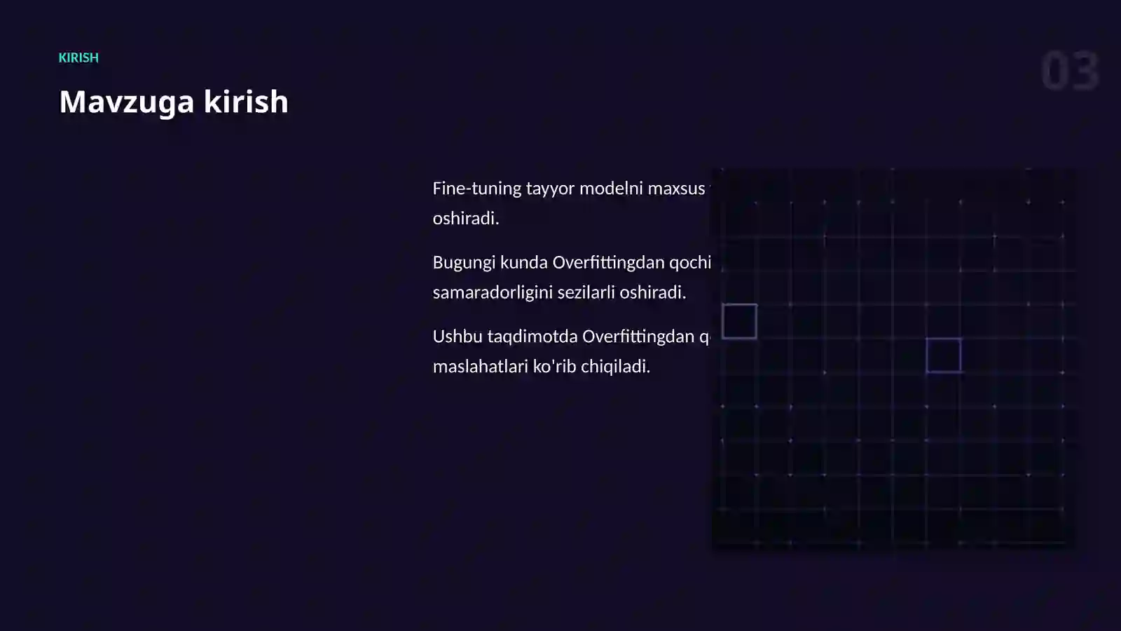 MODELLARNI SOZLASH (FINE-TUNING) 3