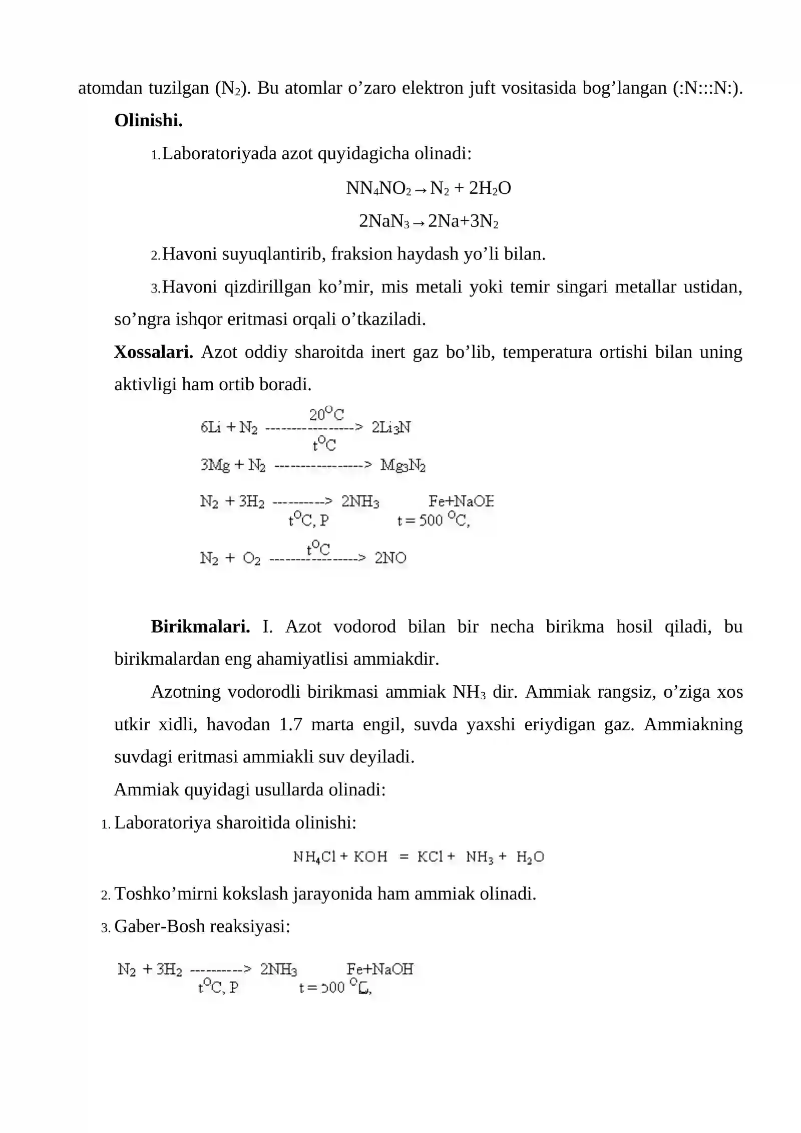 Azot guruxchasi elеmеntlari 3