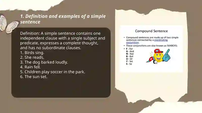 Simple and compound sentences 3