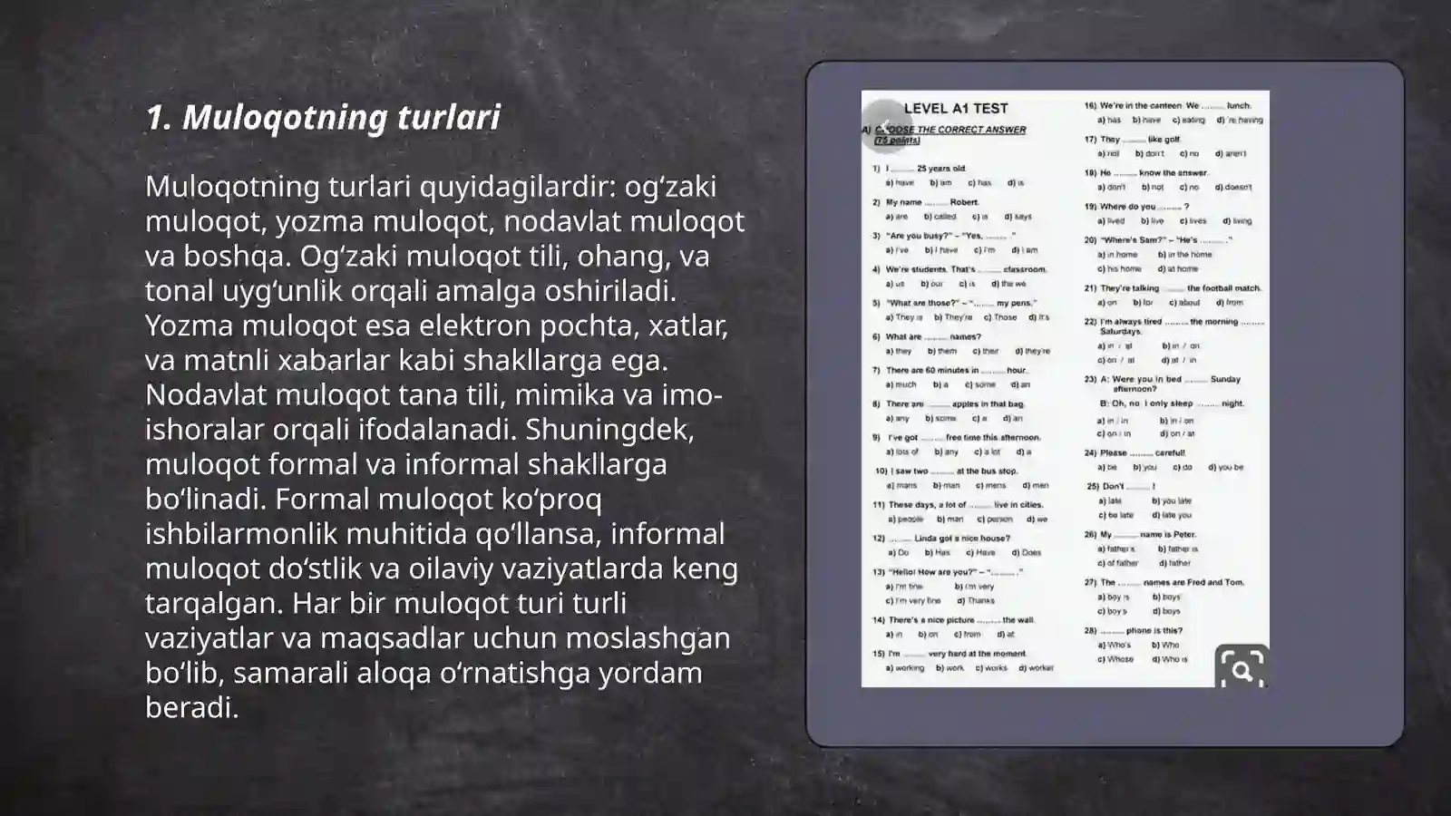 Muloqotning turlari 3