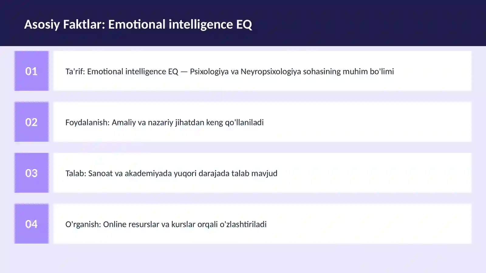 Emotional intelligence EQ 3