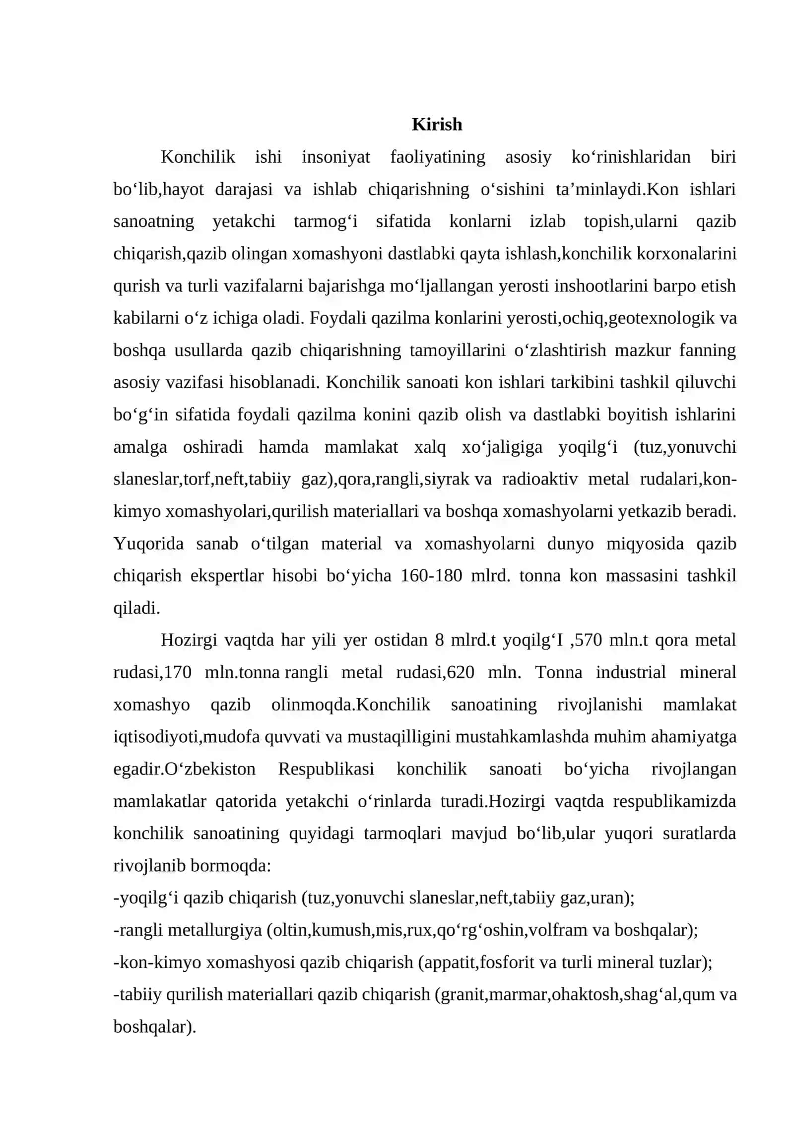 Xonjiza polimetall konini ochish to‘g‘risida. 3