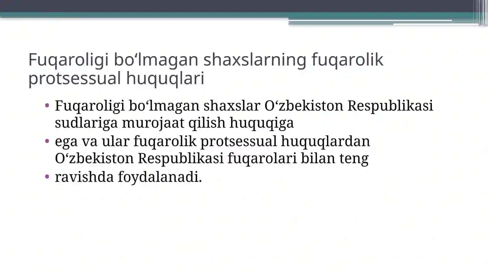 FUQAROLIK PROTSESSIDAChETEL FUQAROLARI VATAShKILOTLARINING,FUQAROLIGI BO‘LMAGANShAXSLARNINGIShTIROKI 3