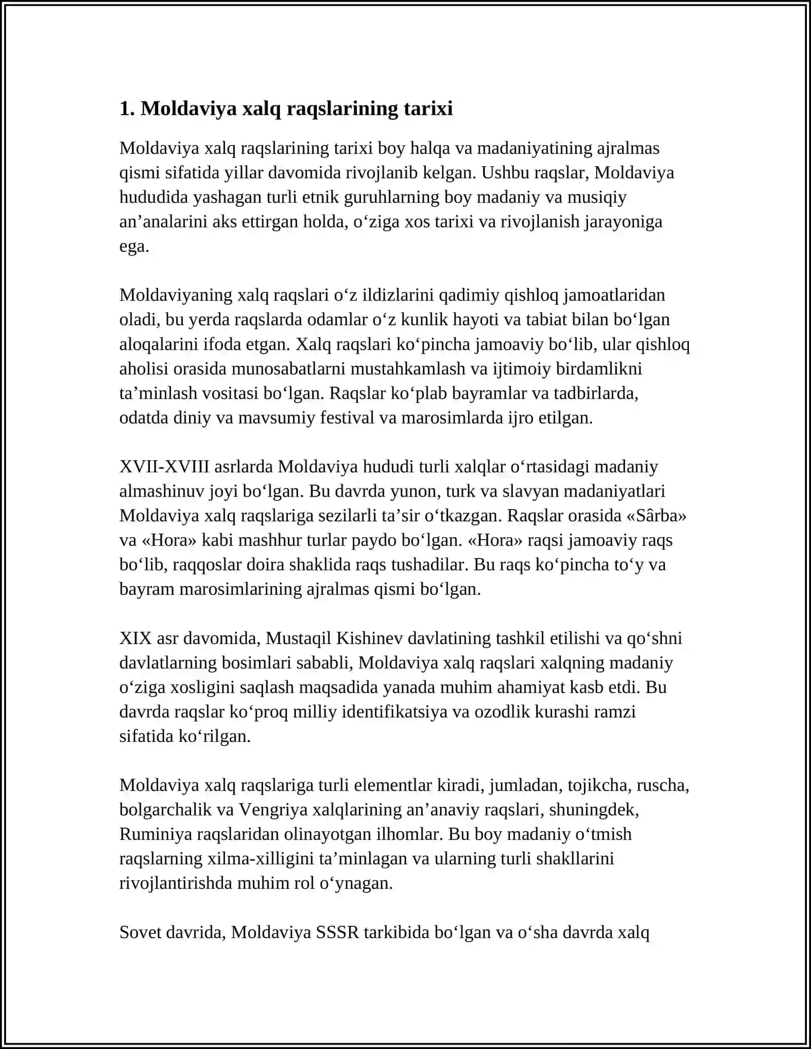 Moldaviya Xalq Raqslari 3