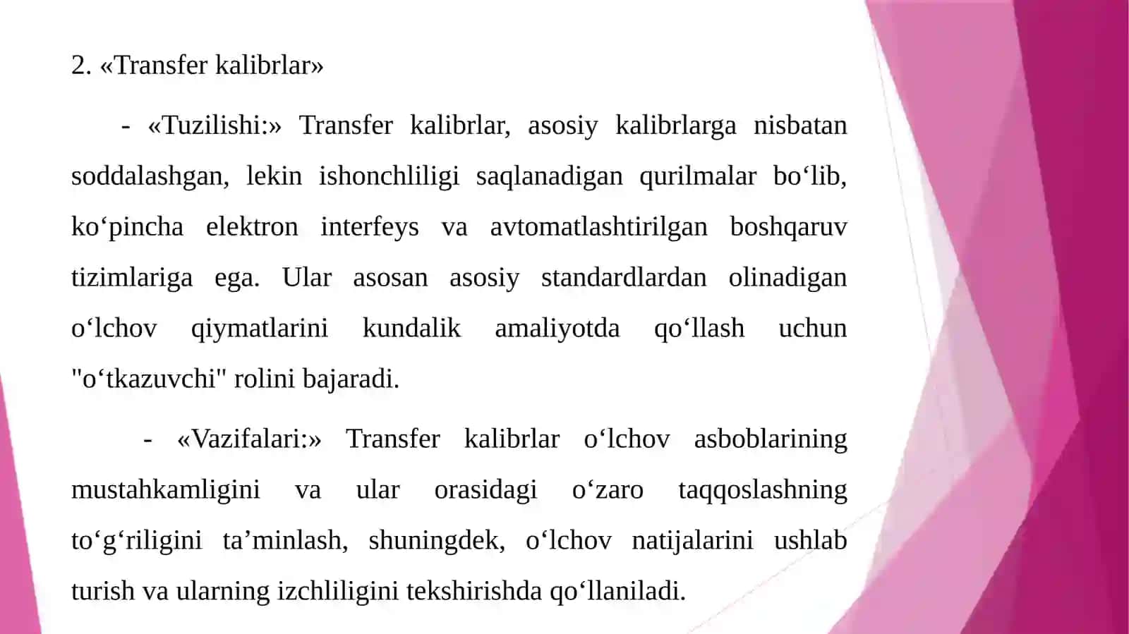 Kalibrlar ularning tuzilishi va vazifalari 3