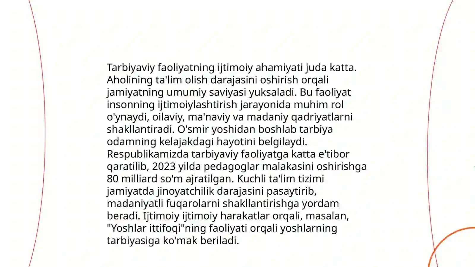 Tarbiyaviy faoliyat 3