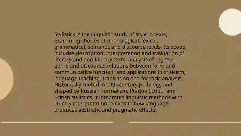 Introduction to Stylistics 3