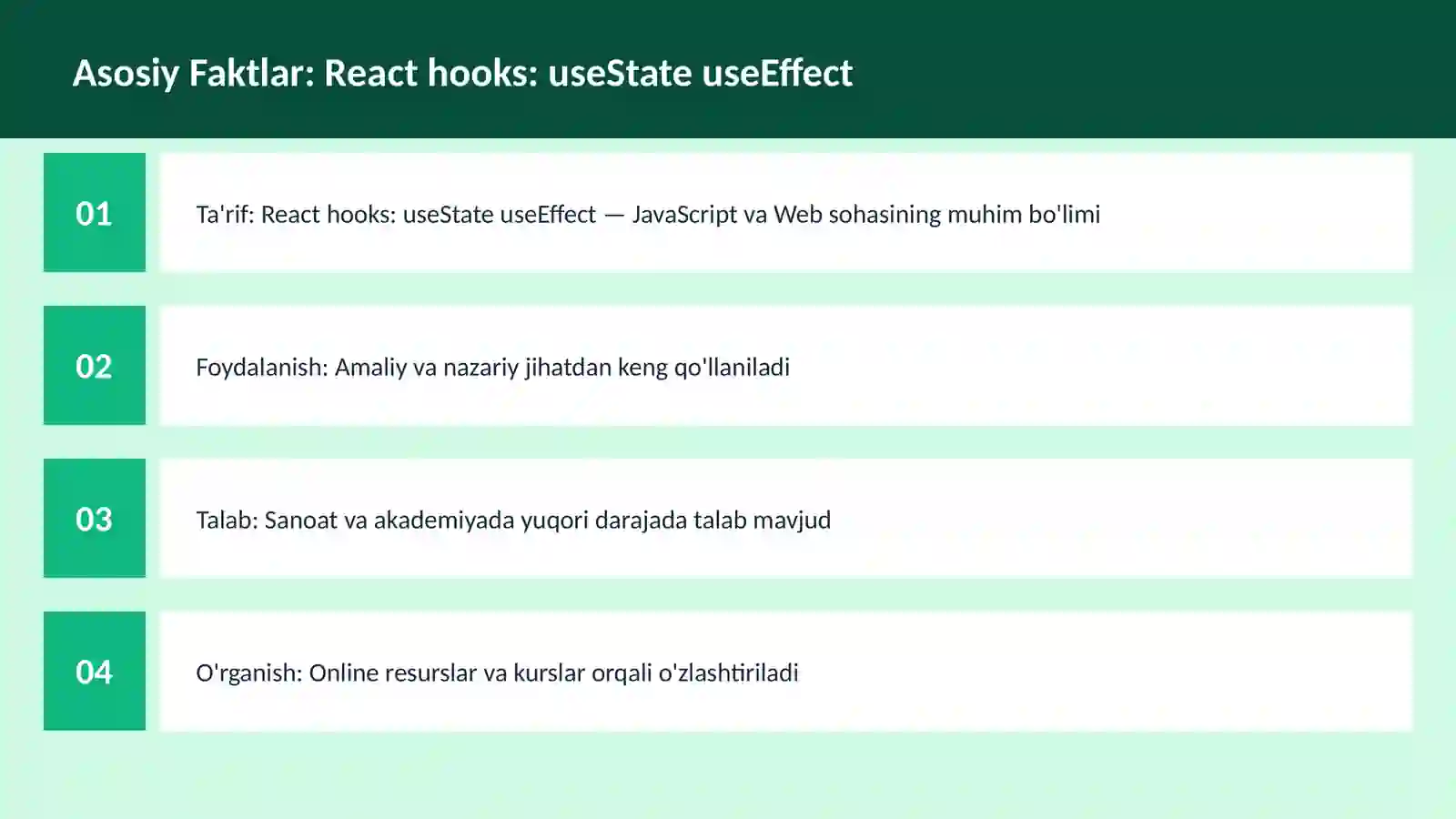 React hooks: useState useEffect 3