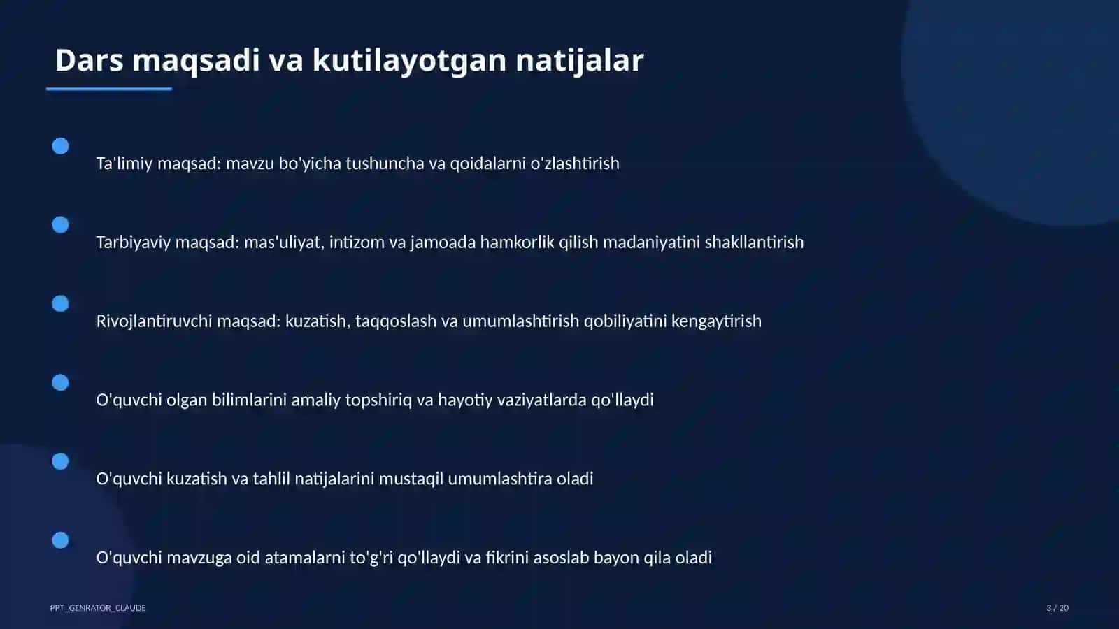 O'qituvchilar uchun: pedagogika va o'qitish metodikasi 3