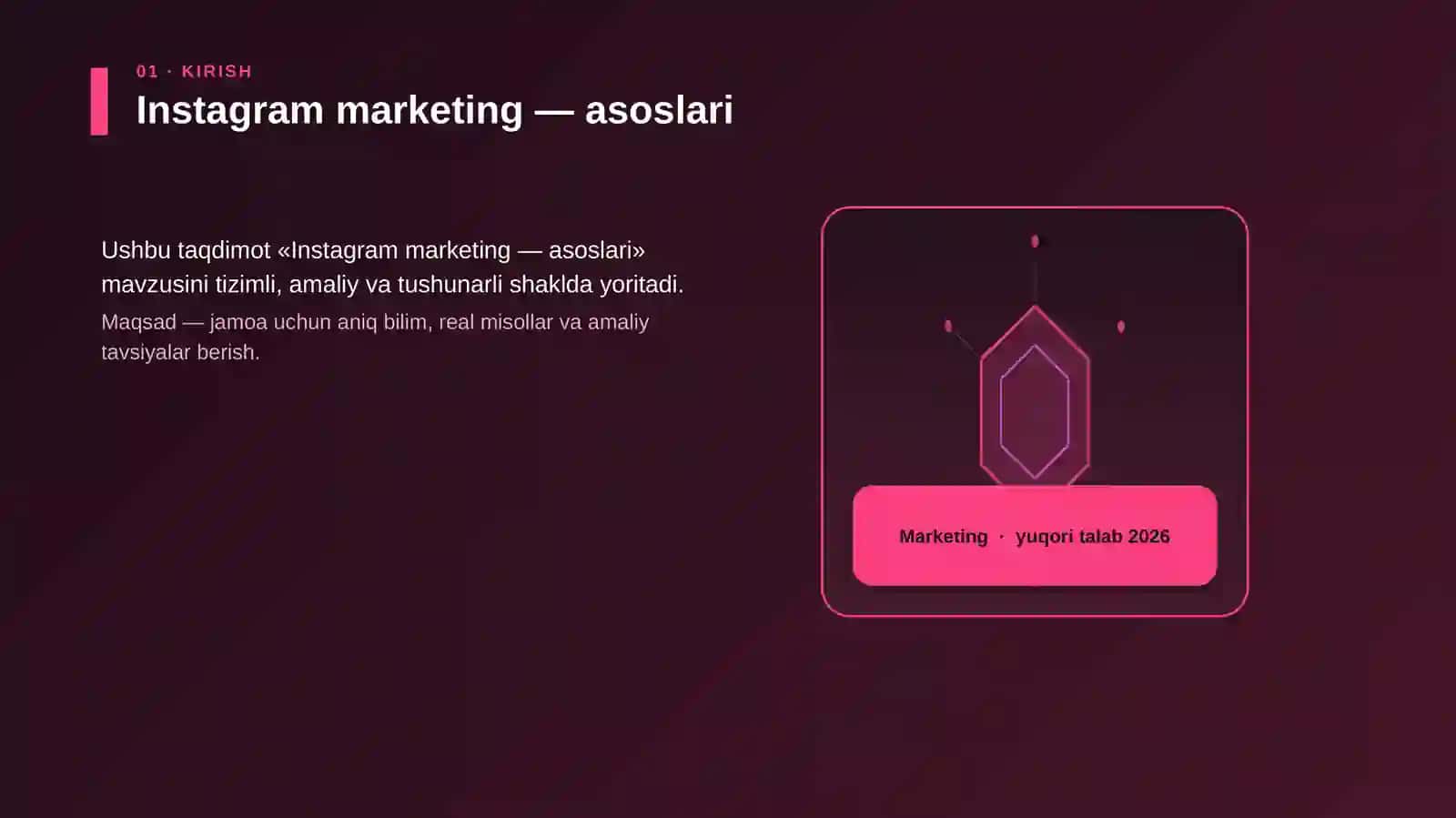 Instagram marketing — asoslari 3