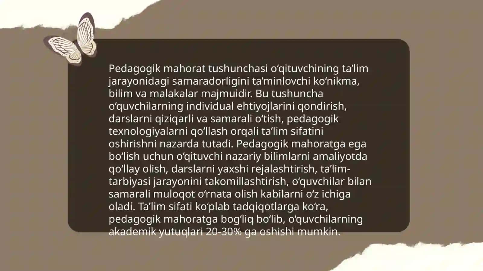Pedagogik mahorat shakllanishida pedagogik texnologiyani oʻrni 3
