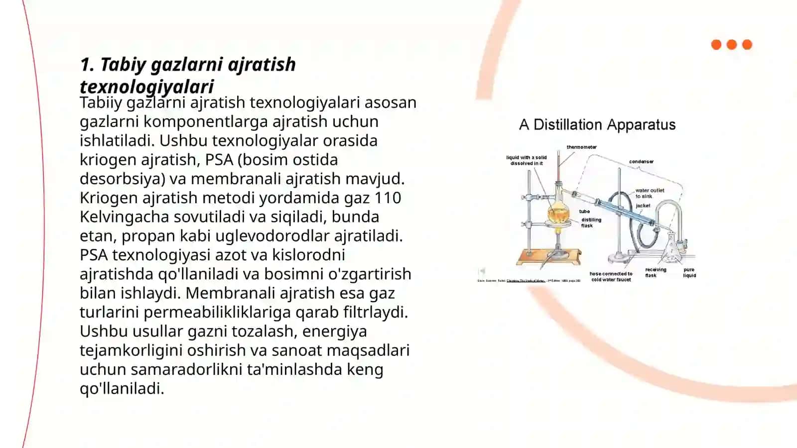 Tabiy gazlarni ajratish texnologiyalari 3