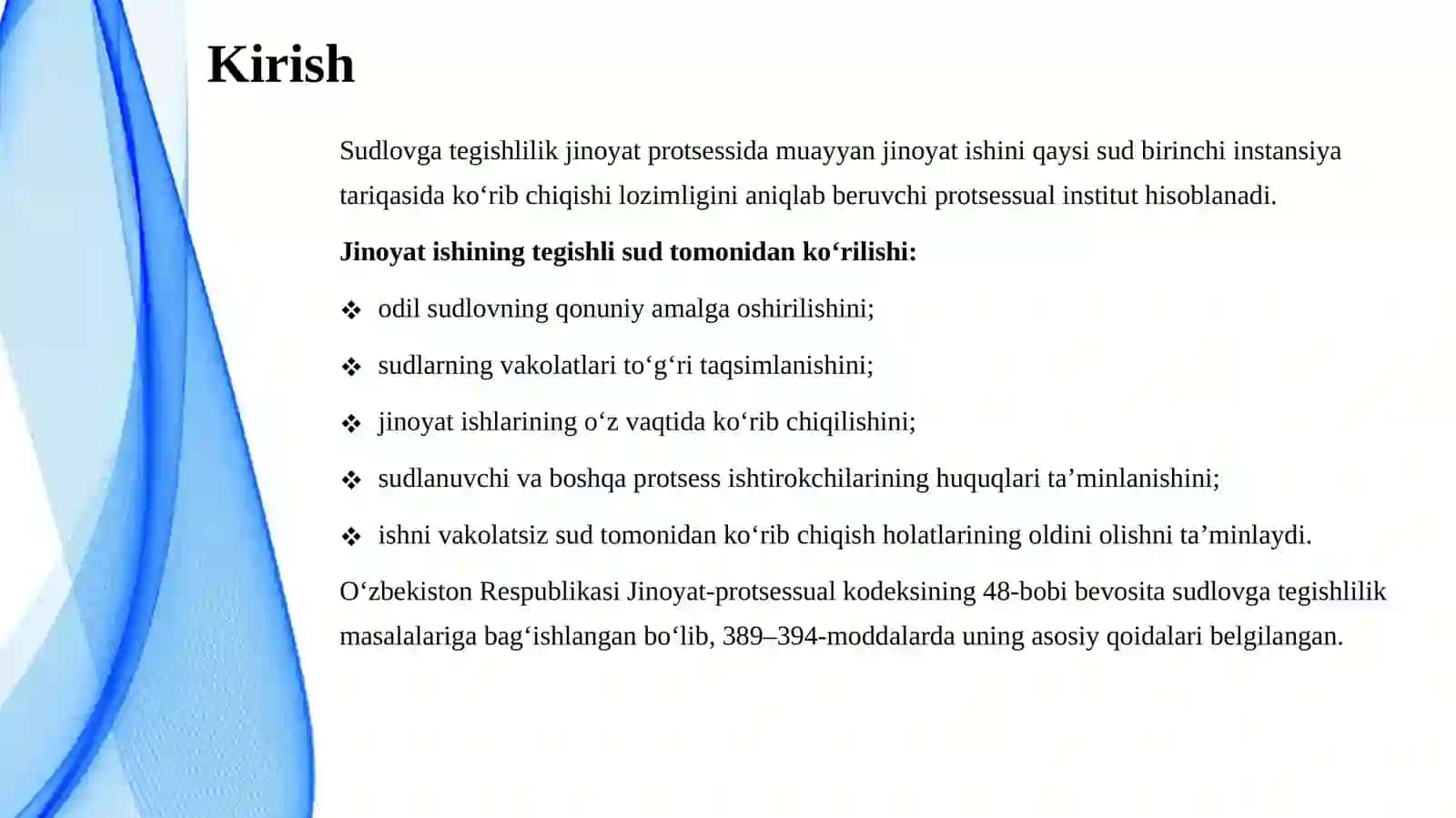 SUDLOVGA TEGISHLILIK VA UNING TURLARI 3