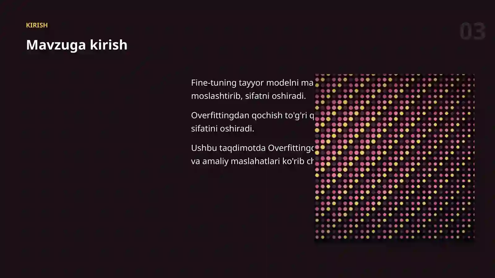 MODELLARNI SOZLASH (FINE-TUNING) 3