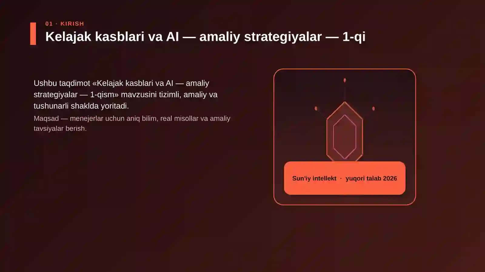 Kelajak kasblari va AI — amaliy strategiyalar — 1-qism 3