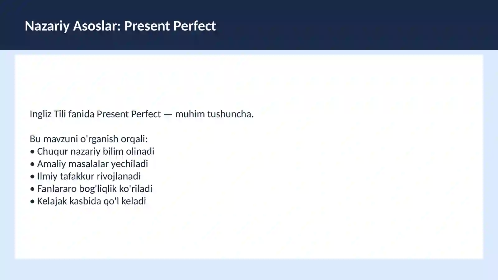 Present Simple 3