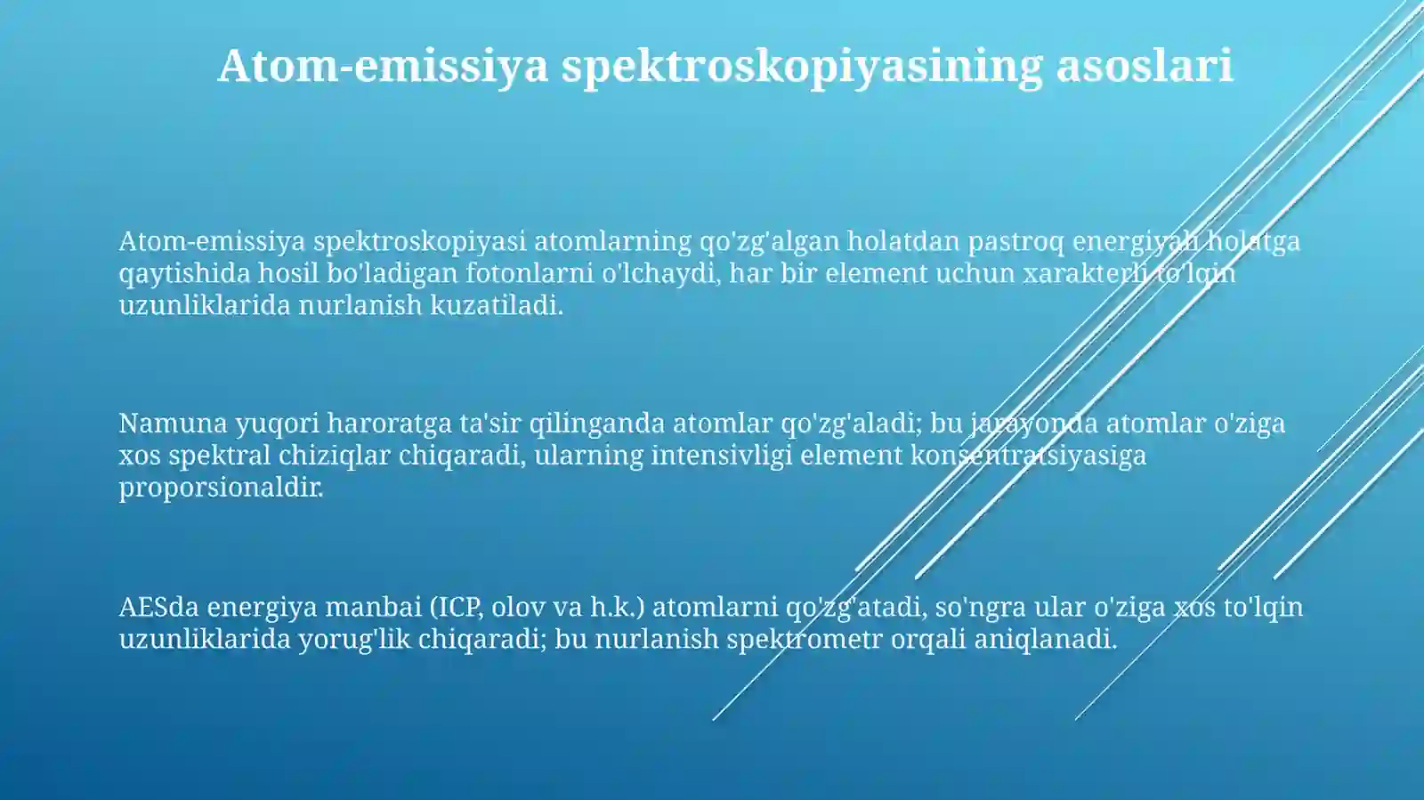 Atom-emission spektroskopiya 3