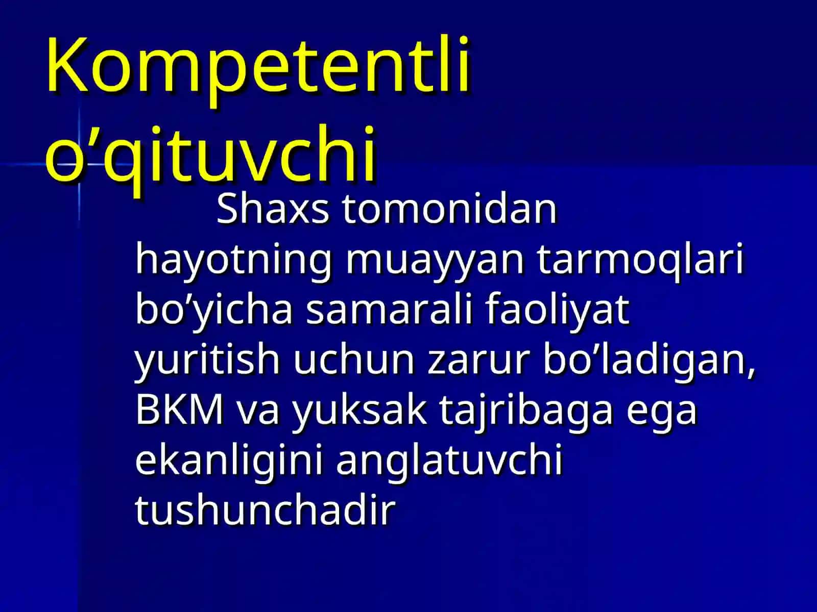 Kasbiy Kompetensiyalar va Tayyorgarlik Modili 3