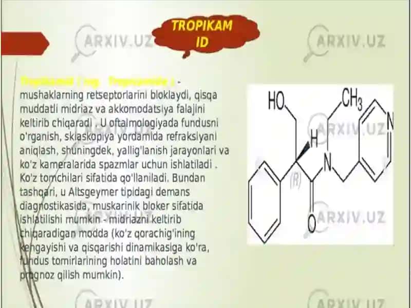 Tropika Middori Vositasining Farmakologiyasi 3